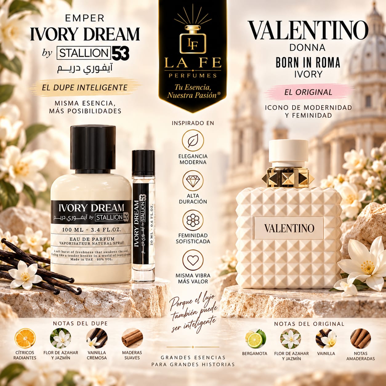 Emper Ivory Dream by Stallion 53 Women 100ml + Decant 20ml